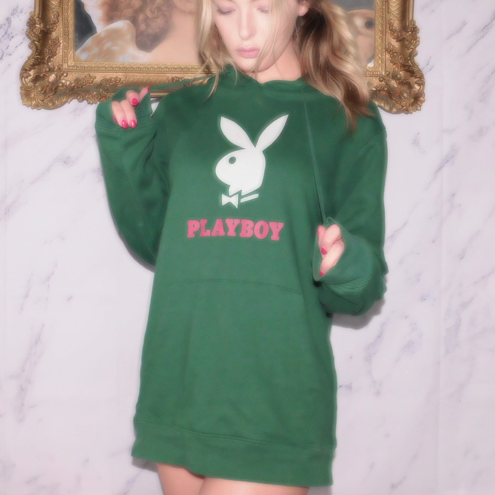 Playboy Men’s Green Hoodie